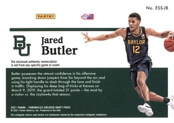 2021 Panini Chronicles Draft Picks - Encased Substantial Rookie Swatches #ESS-JB Jared Butler Back