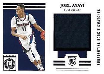 2021 Panini Chronicles Draft Picks - Encased Substantial Rookie Swatches Blue #ESS-JA Joel Ayayi Front