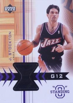 2003-04 Upper Deck Standing O - Swatches #JS-PH John Stockton Front