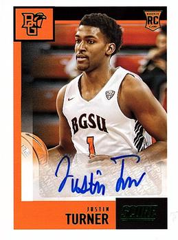 2021 Panini Chronicles Draft Picks - Score Rookie Autographs Green #SR-JTU Justin Turner Front