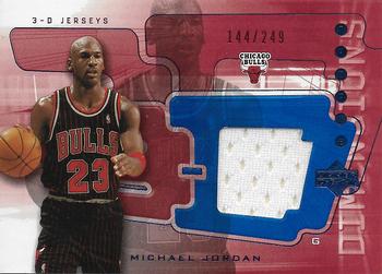 2003-04 Upper Deck Triple Dimensions - 3-D Jerseys #3DJ36 Michael Jordan Front