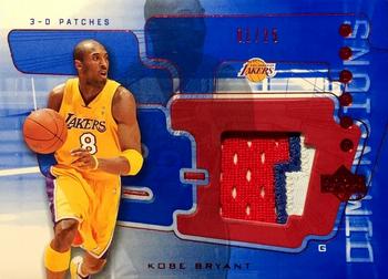 2003-04 Upper Deck Triple Dimensions - 3-D Patches #3DP16 Kobe Bryant Front