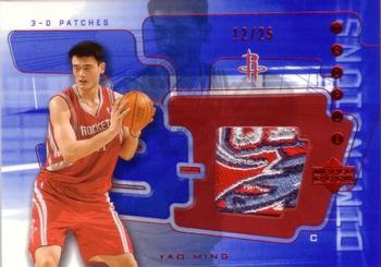 2003-04 Upper Deck Triple Dimensions - 3-D Patches #3DPJ25 Yao Ming Front
