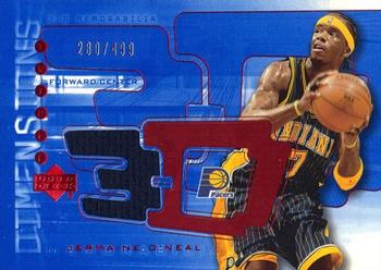 2003-04 Upper Deck Triple Dimensions - 3-D Shooting Shirts #3DS32 Jermaine O'Neal Front