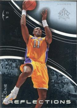 2003-04 Upper Deck Triple Dimensions - Reflections #34 Karl Malone Front