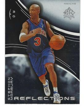 2003-04 Upper Deck Triple Dimensions - Reflections #55 Stephon Marbury Front