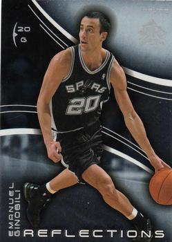 2003-04 Upper Deck Triple Dimensions - Reflections #77 Manu Ginobili Front