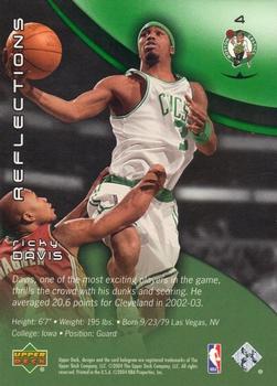 2003-04 Upper Deck Triple Dimensions Reflections Rasheed Wallace