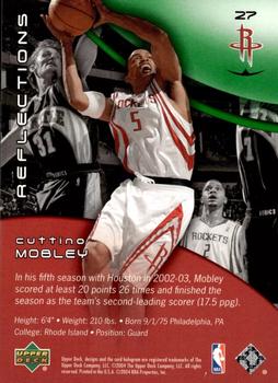 2003-04 Upper Deck Triple Dimensions - Reflections Emerald #27 Cuttino Mobley Back