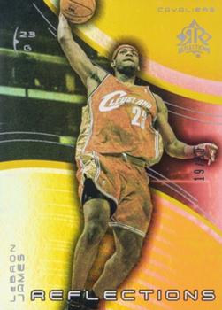 2003-04 Upper Deck Triple Dimensions - Reflections Gold #10 LeBron James Front