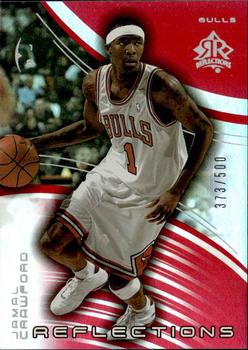 2003-04 Upper Deck Triple Dimensions - Reflections Ruby #8 Jamal Crawford Front