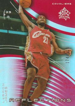 2003-04 Upper Deck Triple Dimensions - Reflections Ruby #10 LeBron James Front