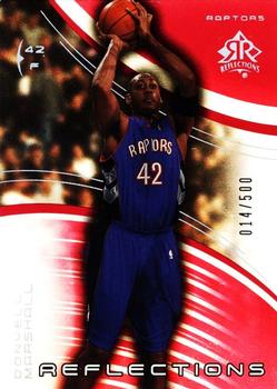 2003-04 Upper Deck Triple Dimensions - Reflections Ruby #84 Donyell Marshall Front