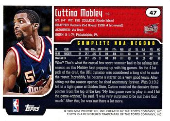 1999-00 Topps Tipoff #47 Cuttino Mobley Back