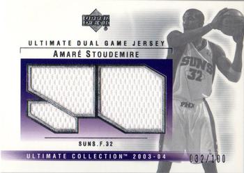 2003-04 Upper Deck Ultimate Collection - Jerseys Dual #AS-2J Amare Stoudemire Front