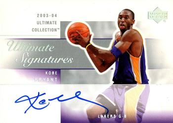 2003-04 Upper Deck Ultimate Collection - Signatures #KB-A Kobe Bryant Front