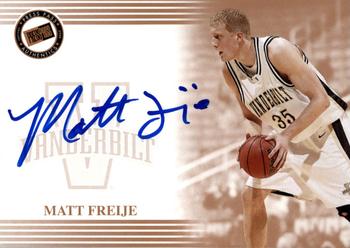 2004 Press Pass - Autographs #NNO Matt Freije Front