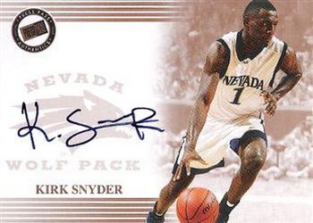 2004 Press Pass - Autographs #NNO Kirk Snyder Front