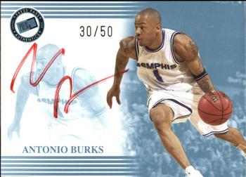 2004 Press Pass - Autographs Blue #6 Antonio Burks Front