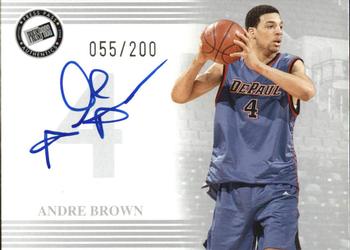 2004 Press Pass - Autographs Silver #5 Andre Brown Front
