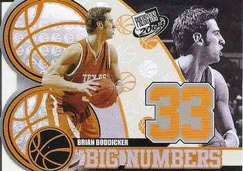 2004 Press Pass - Big Numbers #BN 16 Brian Boddicker Front