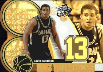 2004 Press Pass - Big Numbers #BN 20 David Harrison Front