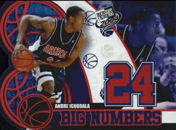 2004 Press Pass - Big Numbers #BN 23 Andre Iguodala Front