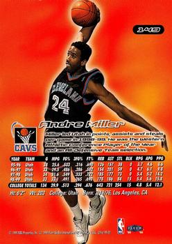 1999-00 Ultra #149 Andre Miller Back