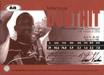 2004 SAGE - Autographs Silver #A8 Marcus Douthit Back