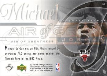 1999-00 Upper Deck #143 Michael Jordan Back
