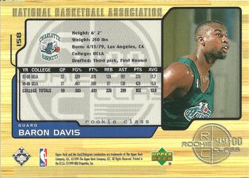 1999-00 Upper Deck #158 Baron Davis Back