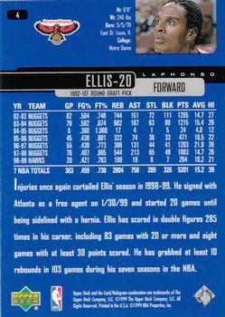 1999-00 Upper Deck #4 LaPhonso Ellis Back