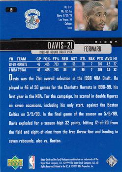 1999-00 Upper Deck #15 Ricky Davis Back