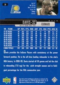 1999-00 Upper Deck #51 Dale Davis Back