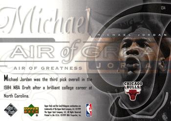 1999-00 Upper Deck #134 Michael Jordan Back