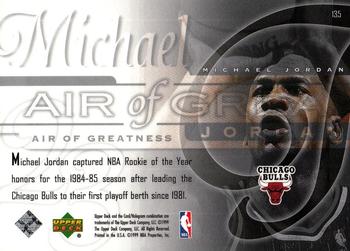 1999-00 Upper Deck #135 Michael Jordan Back