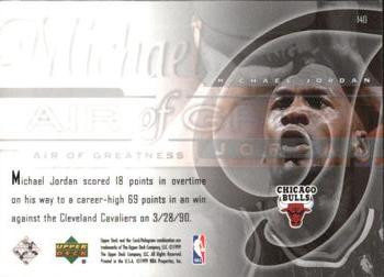 1999-00 Upper Deck #140 Michael Jordan Back