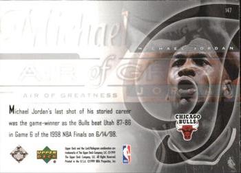 1999-00 Upper Deck #147 Michael Jordan Back