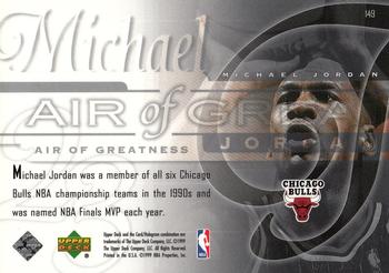 1999-00 Upper Deck #149 Michael Jordan Back