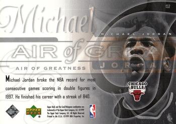 1999-00 Upper Deck #152 Michael Jordan Back