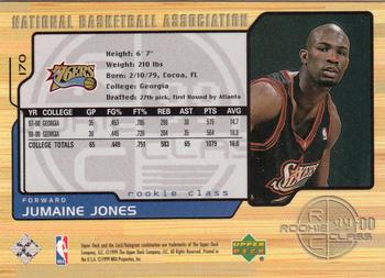 1999-00 Upper Deck #170 Jumaine Jones Back