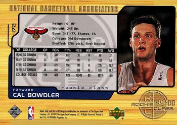 1999-00 Upper Deck #172 Cal Bowdler Back