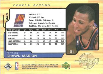 1999-00 Upper Deck #324 Shawn Marion Back