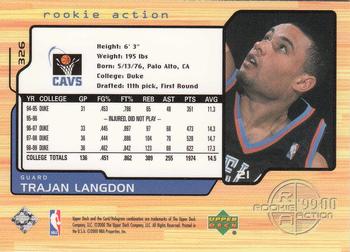 1999-00 Upper Deck #326 Trajan Langdon Back