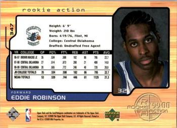 1999-00 Upper Deck #347 Eddie Robinson Back