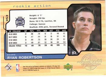 1999-00 Upper Deck #353 Ryan Robertson Back