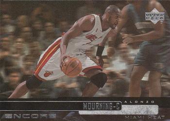 1999-00 Upper Deck Encore #41 Alonzo Mourning Front