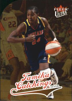 2004 Ultra WNBA - Gold Medallion #1 Tamika Catchings Front