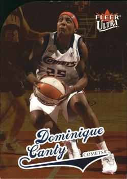 2004 Ultra WNBA - Gold Medallion #8 Dominique Canty Front