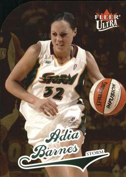 2004 Ultra WNBA - Gold Medallion #17 Adia Barnes Front